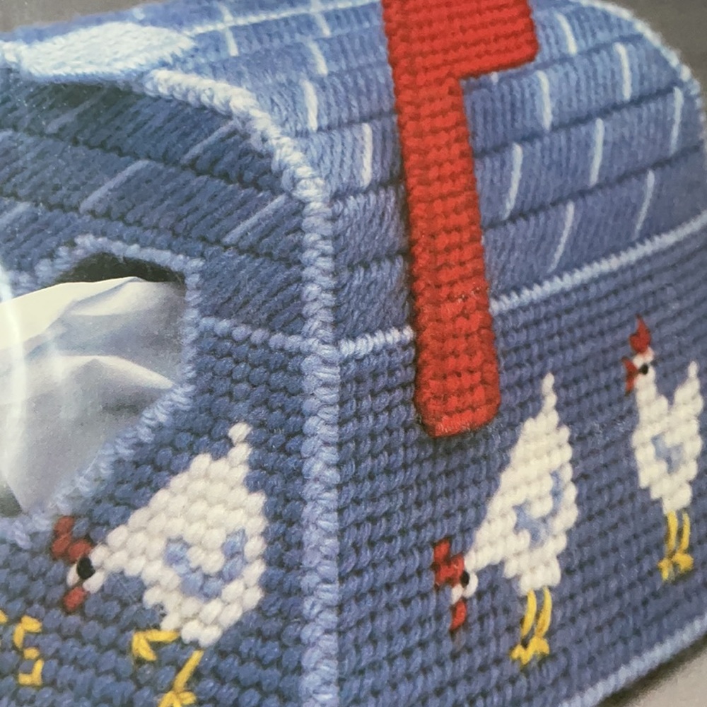 Vintage Betts needlepoint on plastic duck kit NWT - Picture 5 of 5